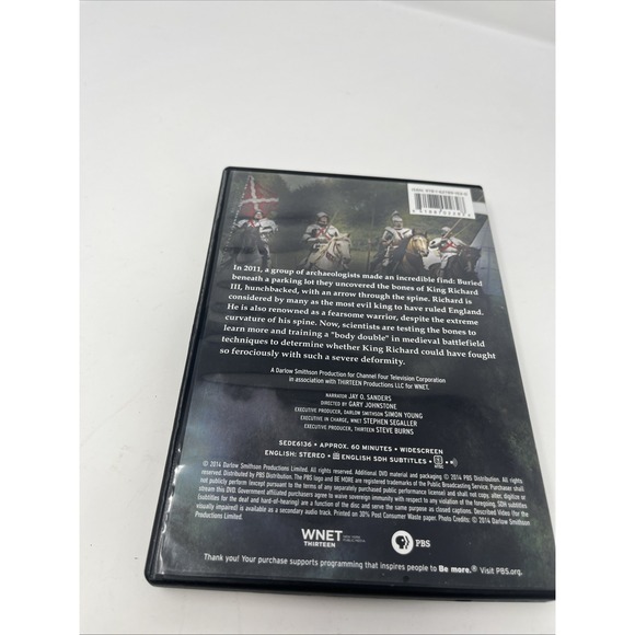 Secrets of‎ the Dead: Resurrecting Richard III PBS [DVD] -- - Picture 4 of 4
